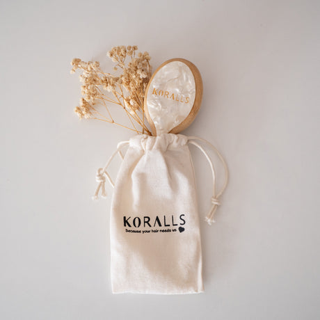 „Kristalle" Bamboo Haarbürste