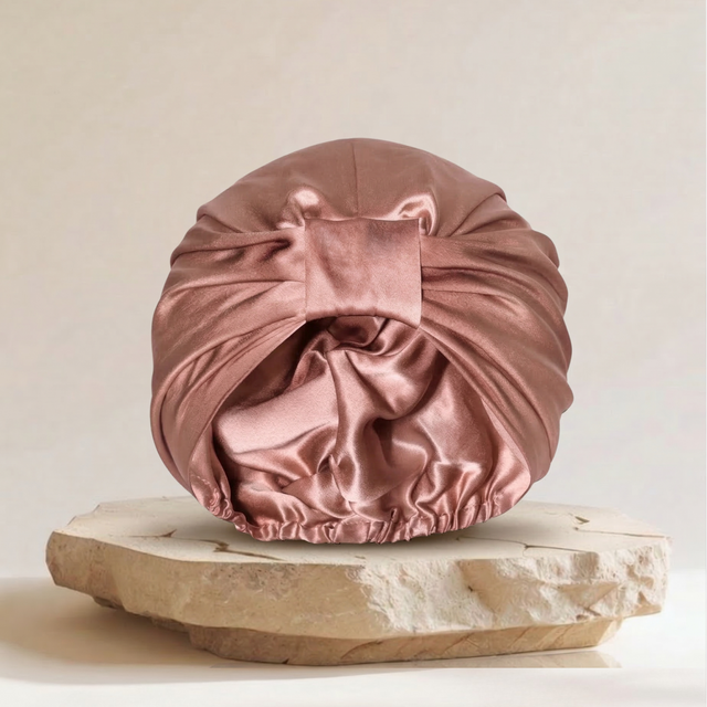Seidenhaube aus Maulbeerseide | Knot Style (S/M)