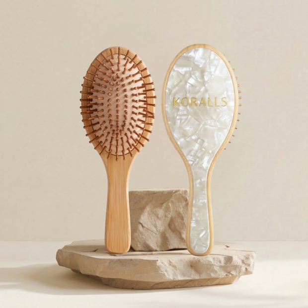 „Kristalle" Bamboo Haarbürste