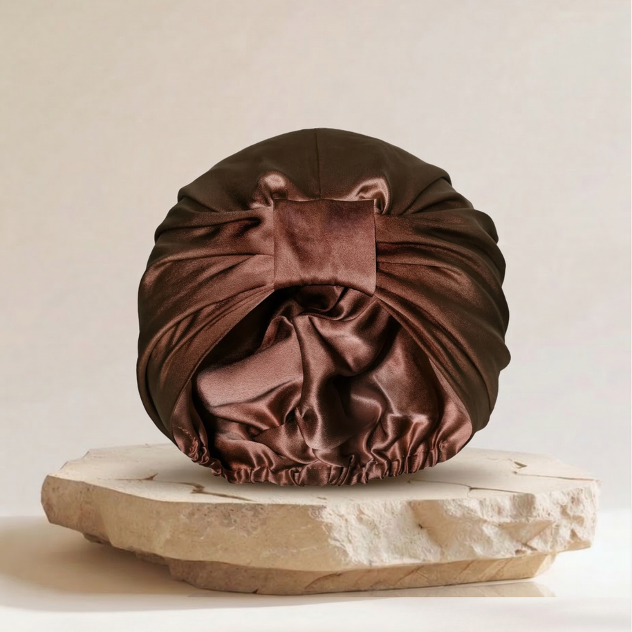 Seidenhaube aus Maulbeerseide | Knot Style (S/M)