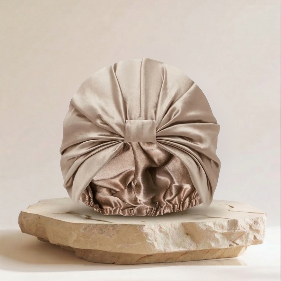 Seidenhaube aus Maulbeerseide | Knot Style (S/M)